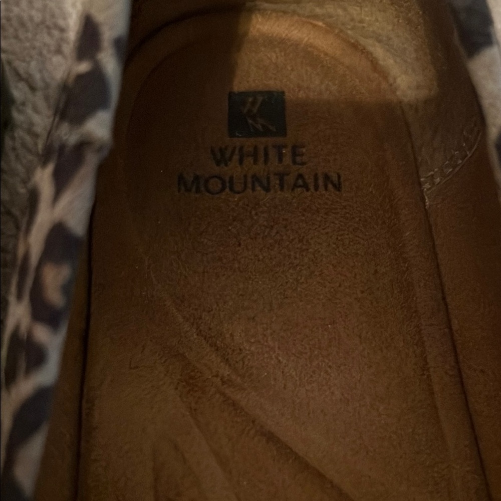 White Mountain Brown and Black Leopard Print Flats - Picture 4 of 7